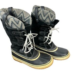 Sorel Women's Joan Of Arctic Knit Waterproof Snow Boots US 9.5 NL2142-010